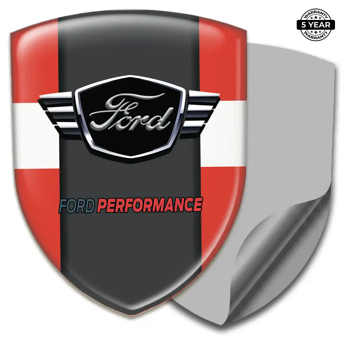 Ford Emblem Domed Badge Refined Design