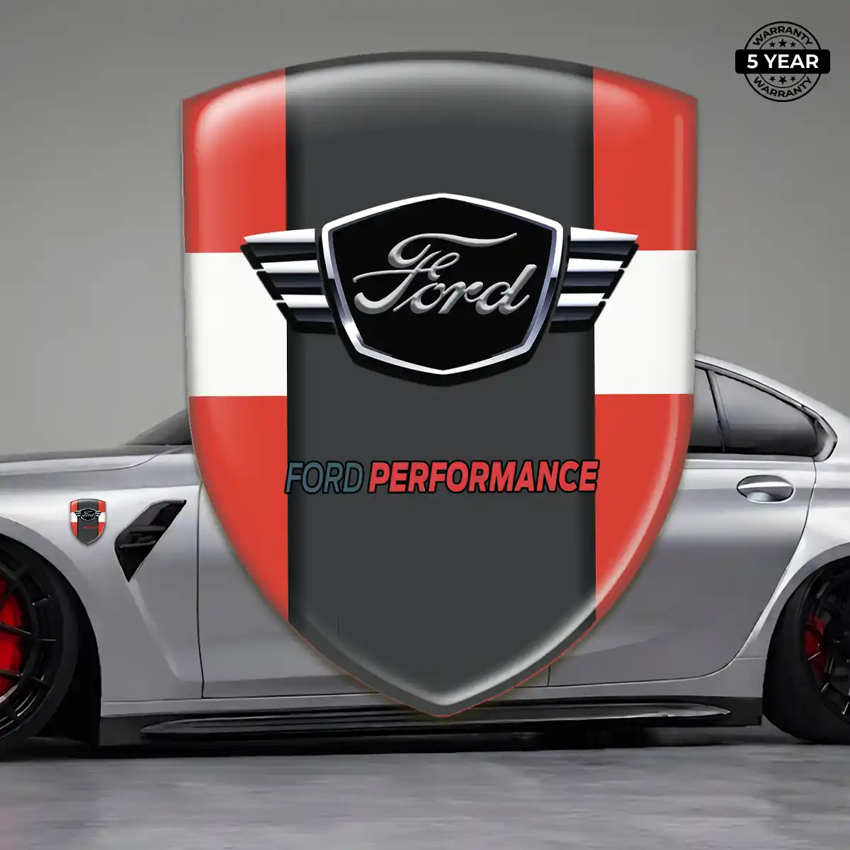 Ford Emblem Domed Badge Refined Design