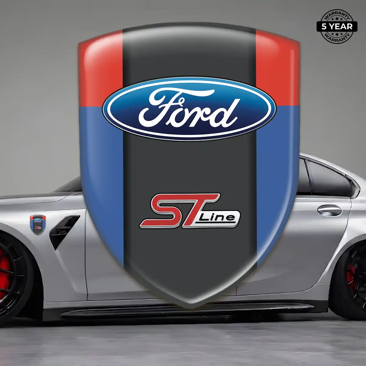Ford Emblem Domed Badge Sleek Style
