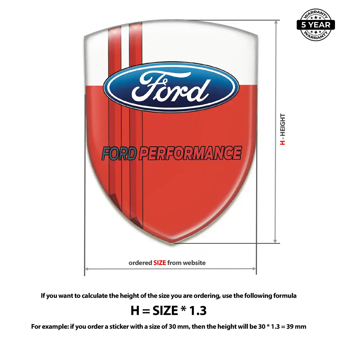 Ford Emblem Logo Badge Sleek Style