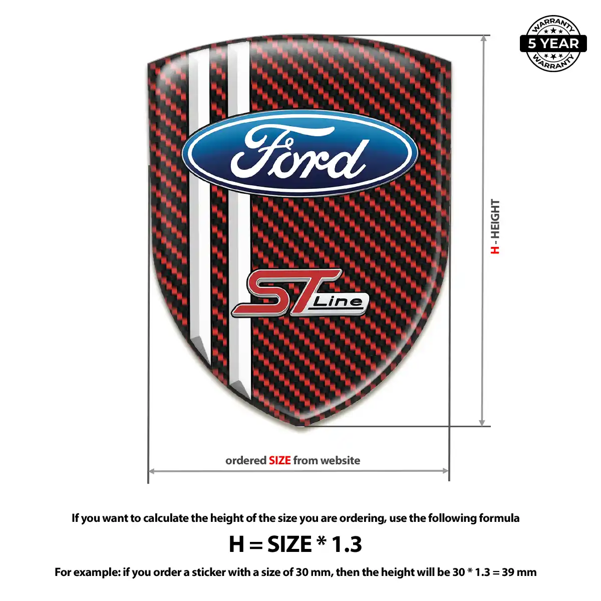 Ford Emblem Shield Refined Design
