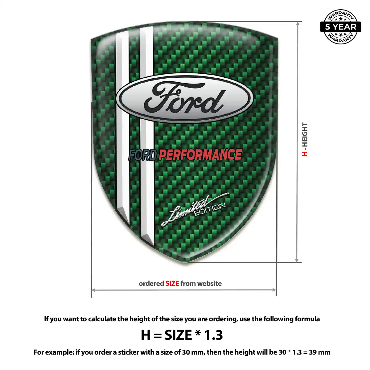 Ford Emblem Shield Sleek Style