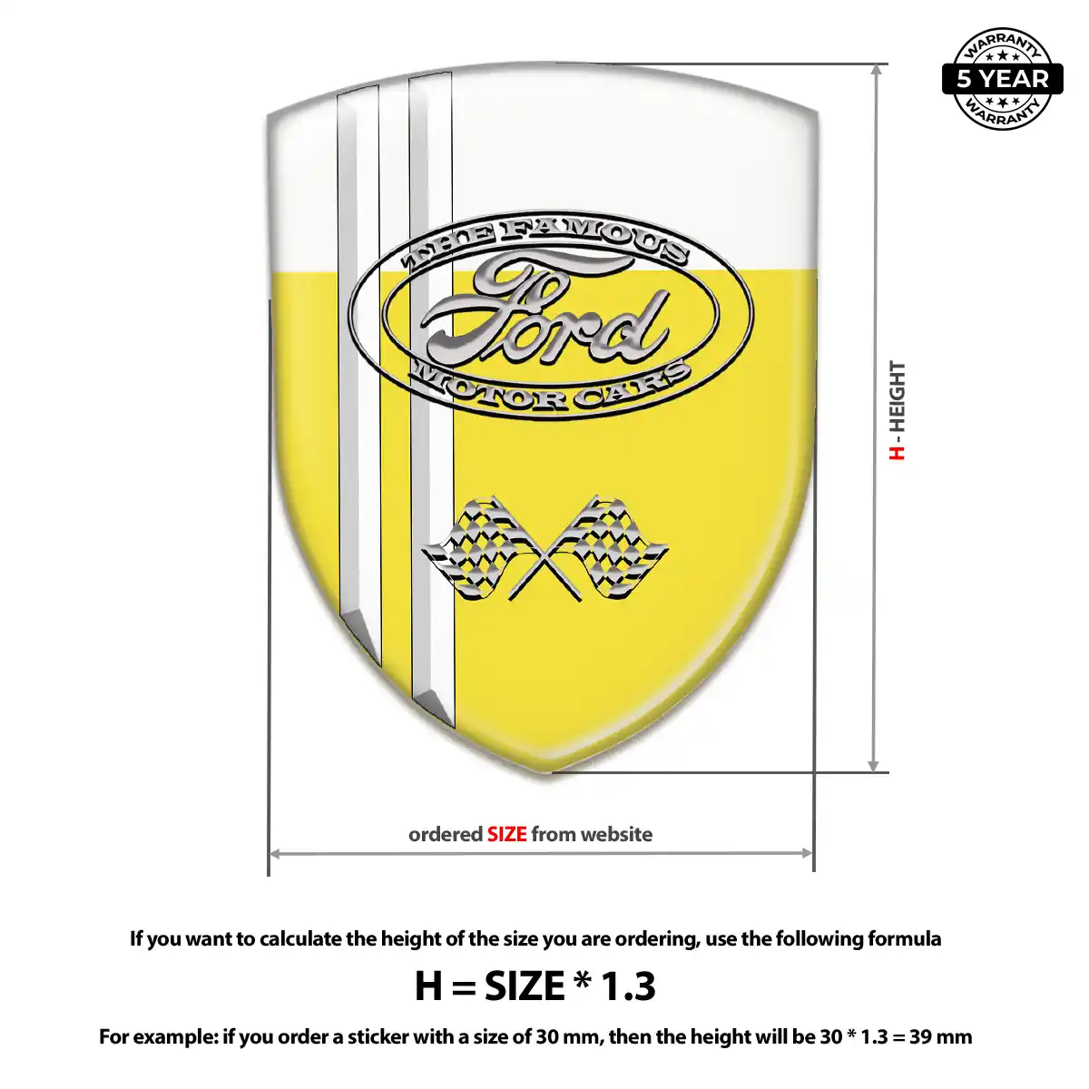 Ford Emblem Silicone Refined Design