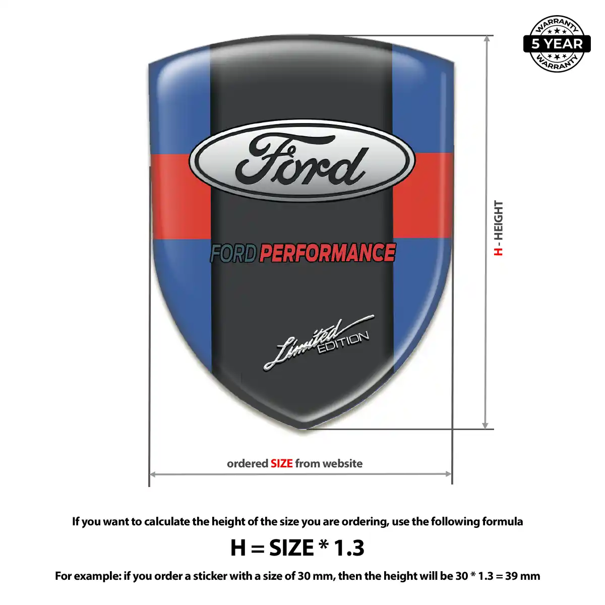 Ford Emblem Sleek Style
