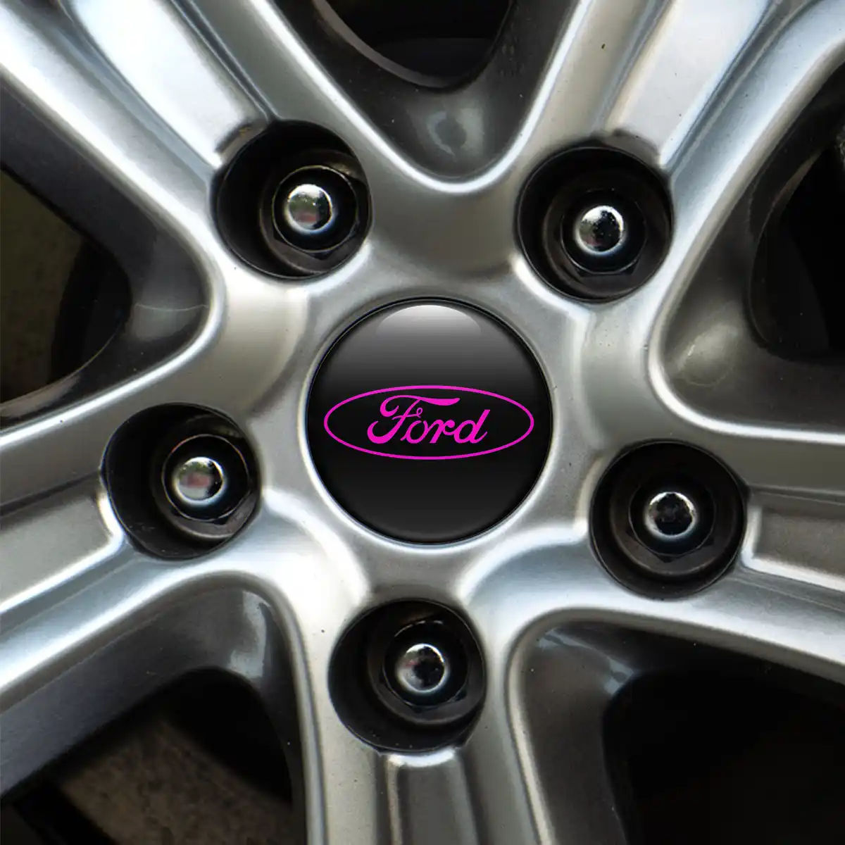 Ford Emblem Wheel Center Caps Premium Edition