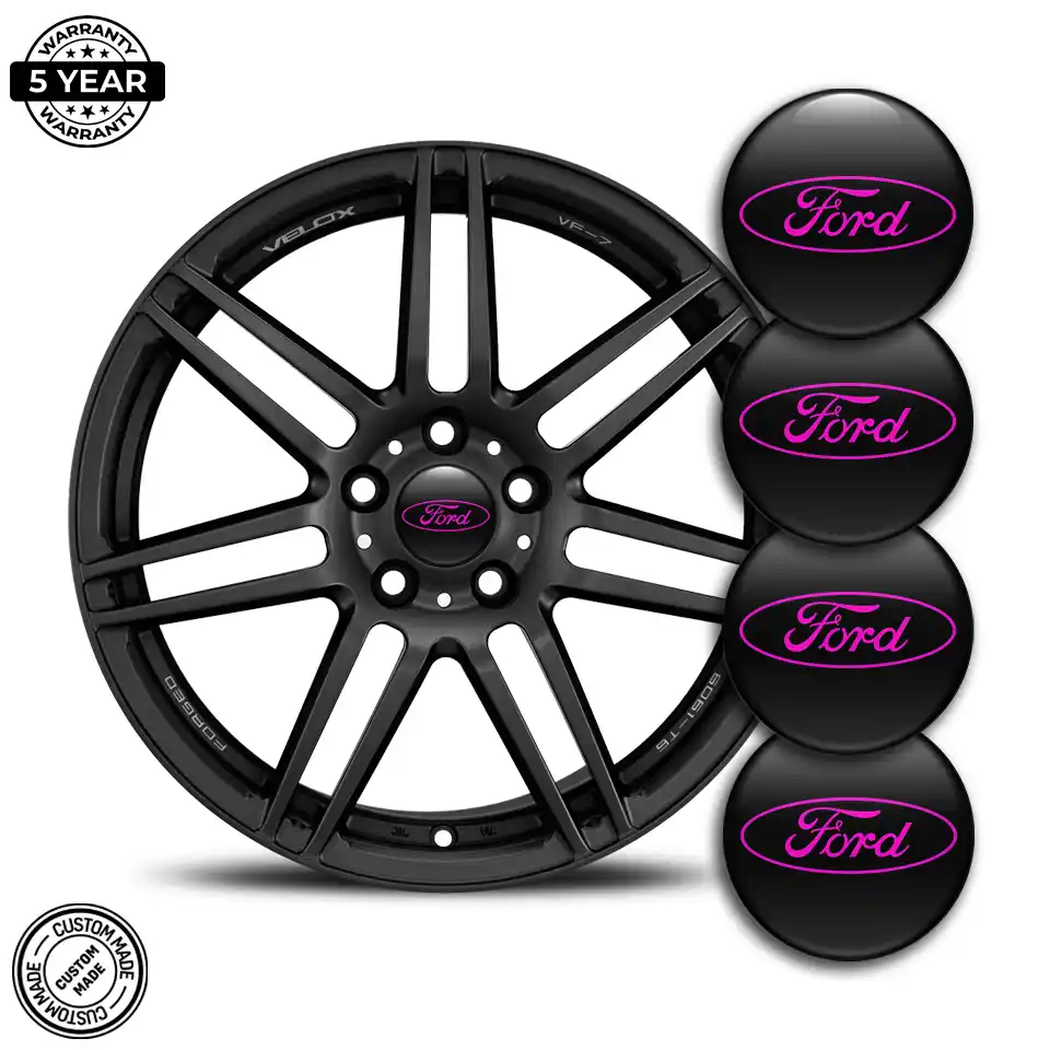 Ford Emblem Wheel Center Caps Premium Edition