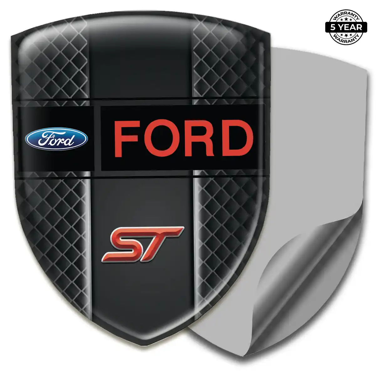 Ford Gel Badge Sticker Refined Design