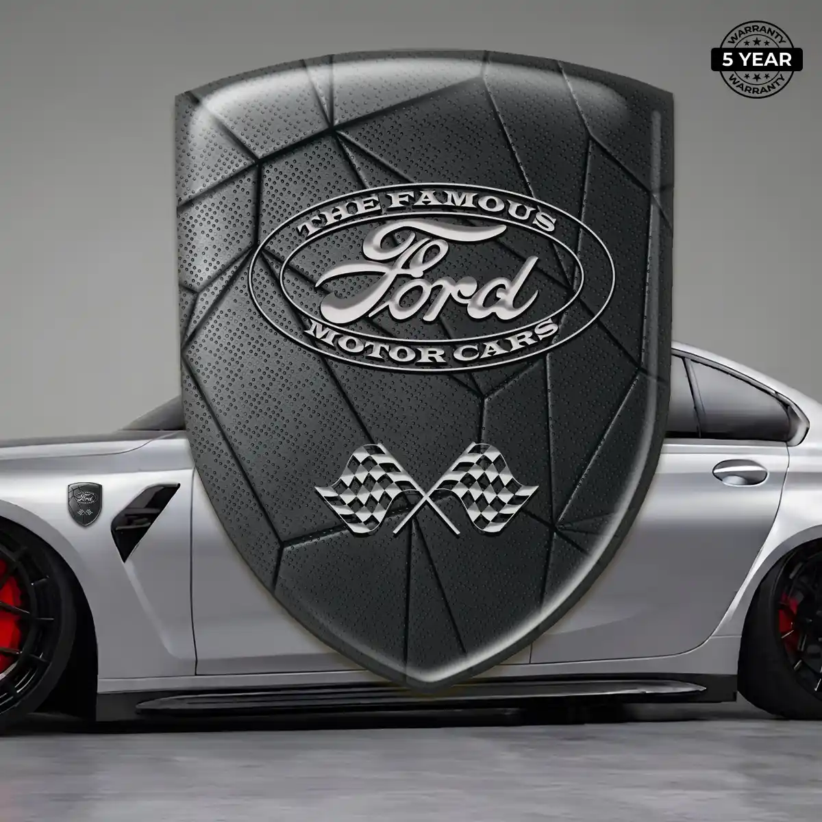 Ford Gel Badge Sticker Sleek Style