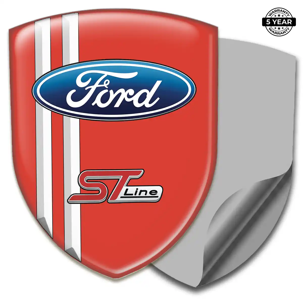 Ford Gel Emblem Sticker Sleek Style