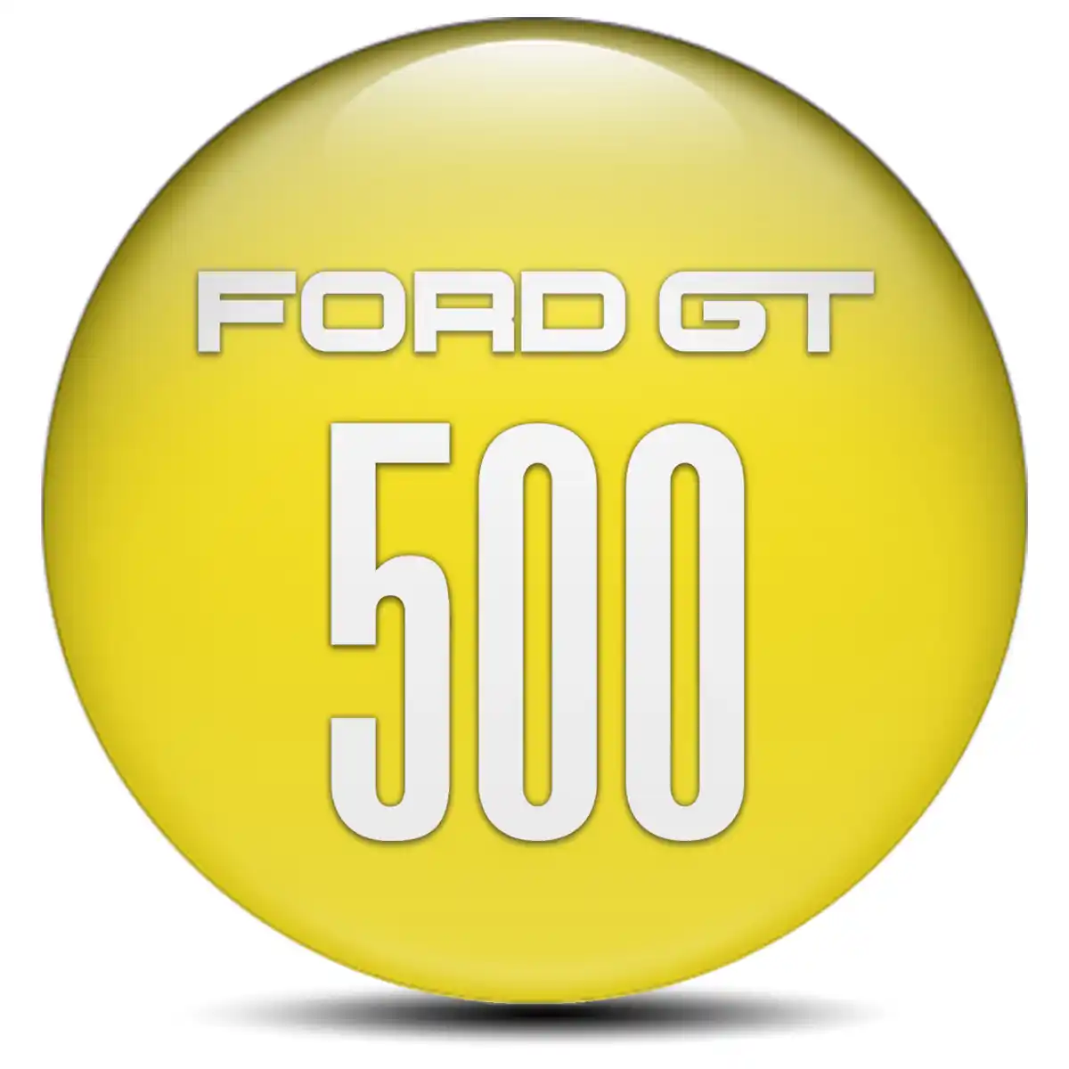 Ford GT Logo Silicone Badge Stylish Design