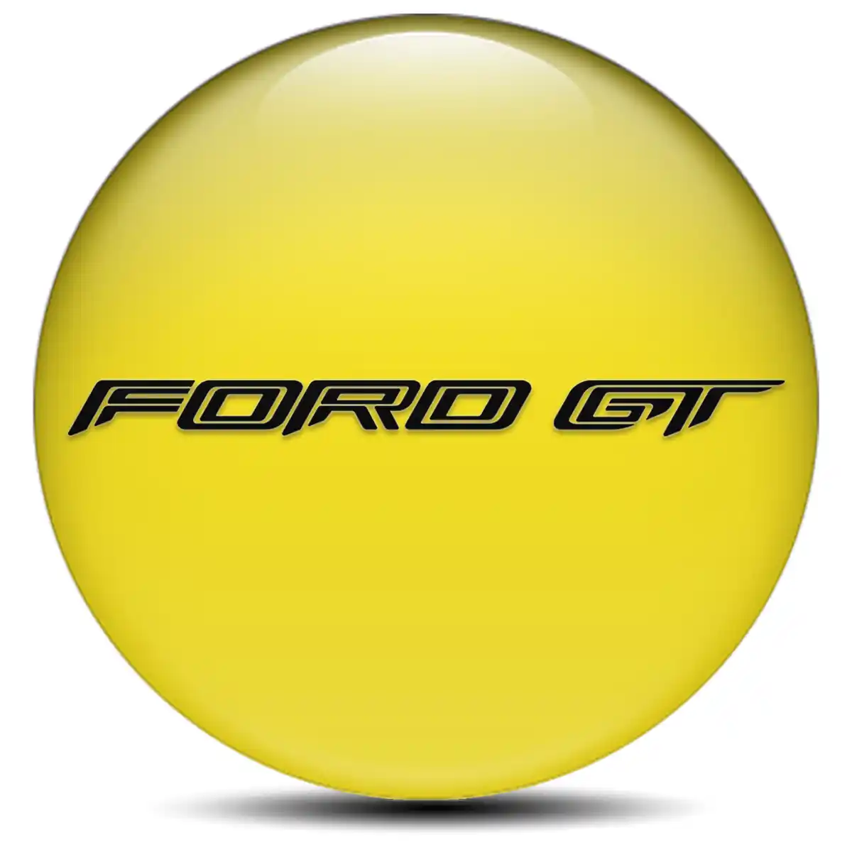 Ford GT Logo Silicone Emblem Self-Adhesive Stylish Design