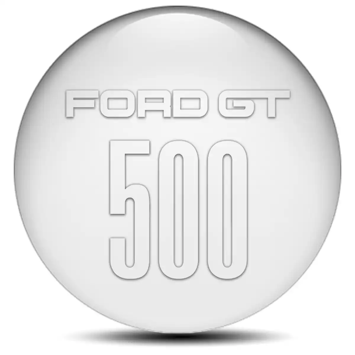 Ford GT Logo Silicone Emblem Stylish Design