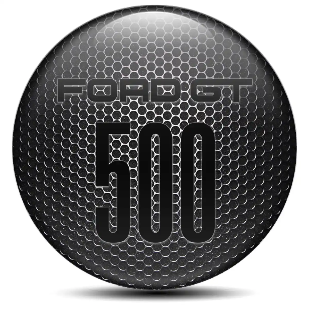 Ford GT Logo Silicone Sticker Self-Adhesive Stylish Design