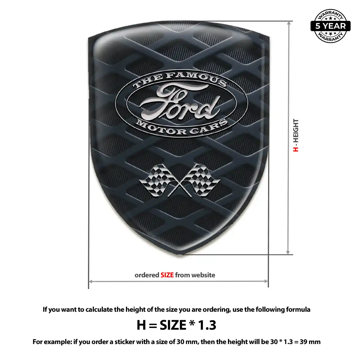 Ford Logo Badge Refined Design