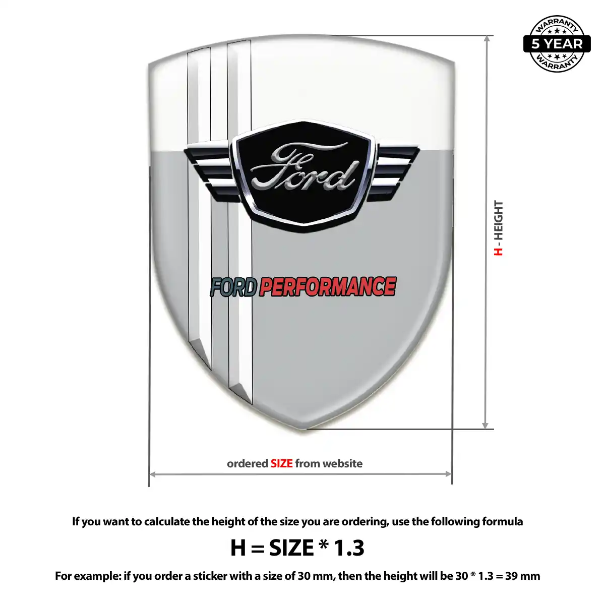 Ford Logo Badge Sleek Style
