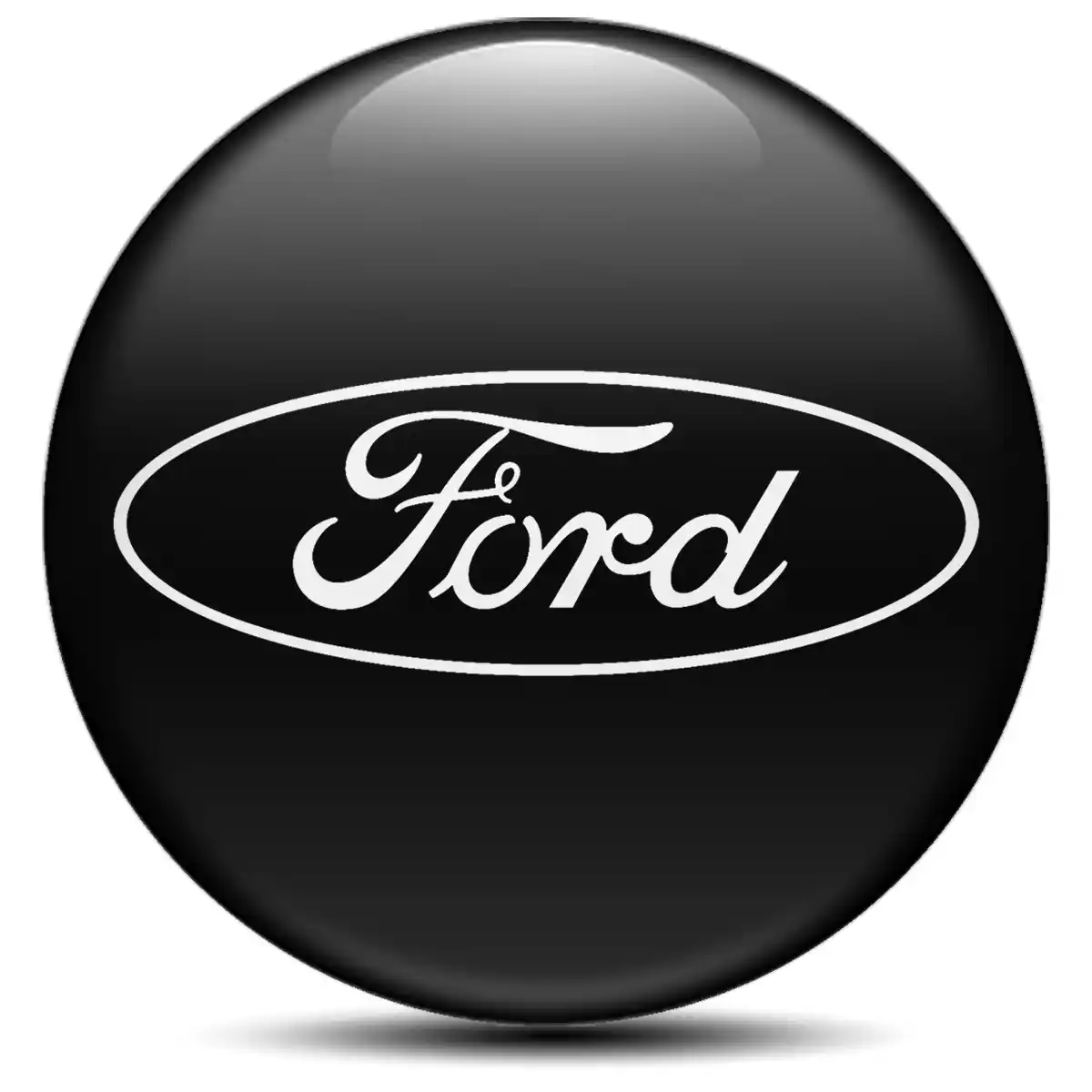 Ford Logo Silicone Badge Self-Adhesive Stylish Design