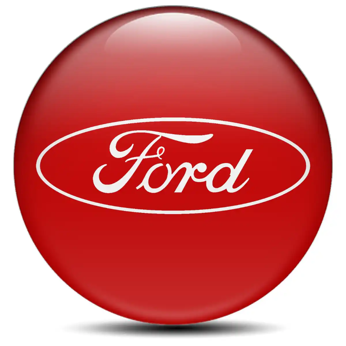 Ford Logo Silicone Emblem Self-Adhesive High Quality