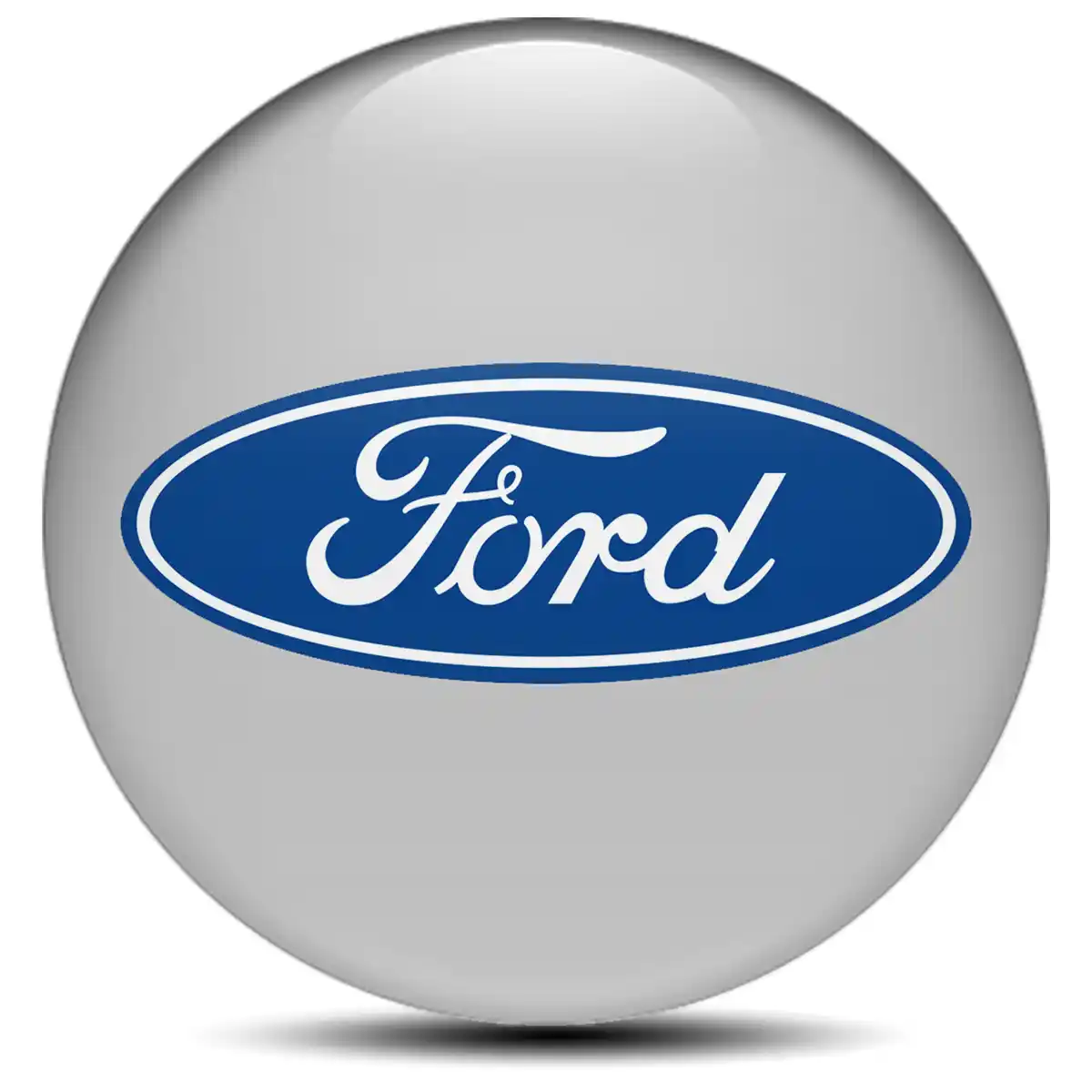 Ford Logo Silicone Sticker Premium Edition