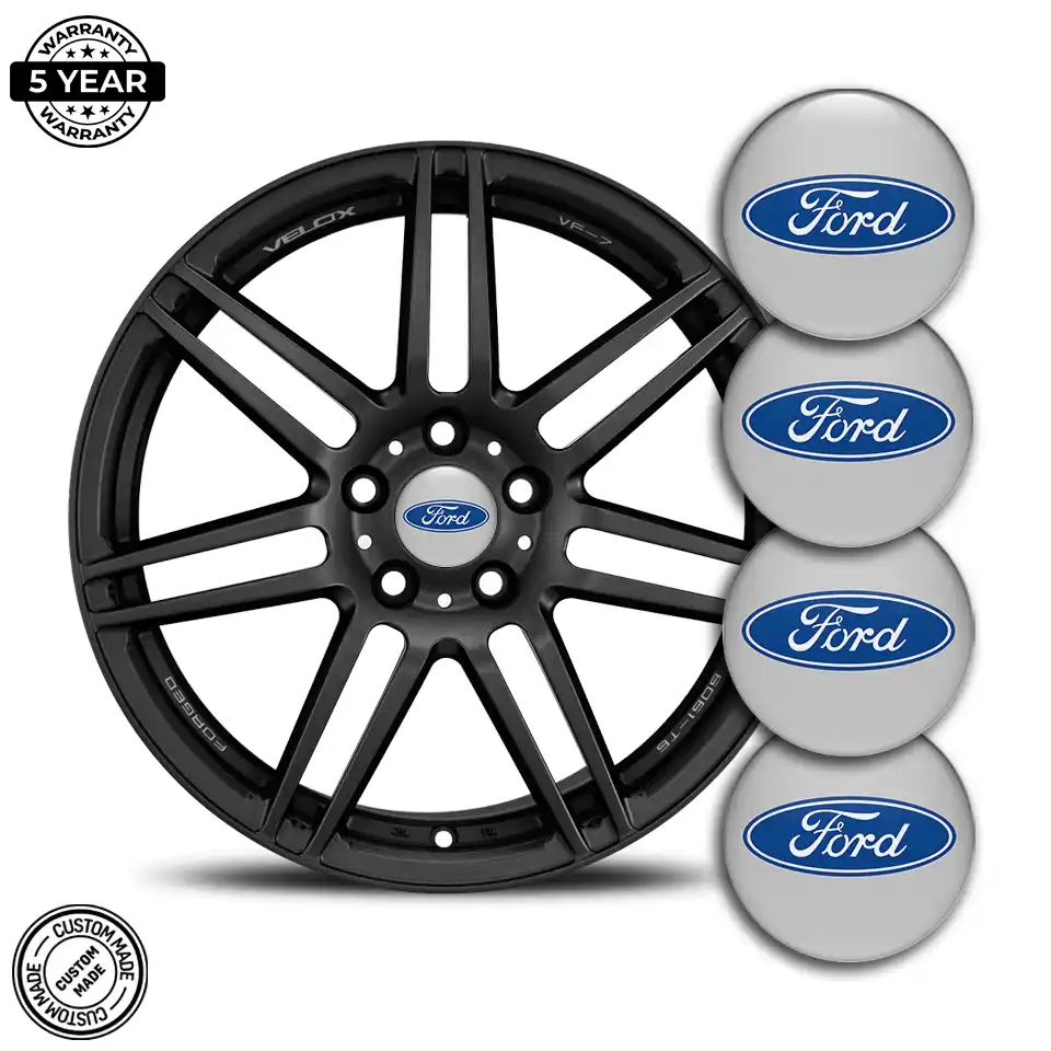 Ford Logo Silicone Sticker Premium Edition