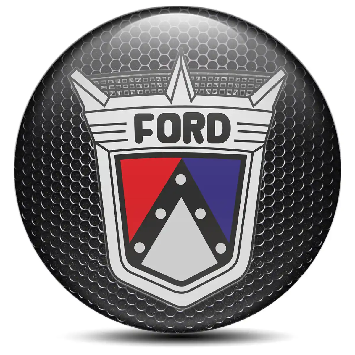 Ford Logo Silicone Sticker Self-Adhesive High Quality