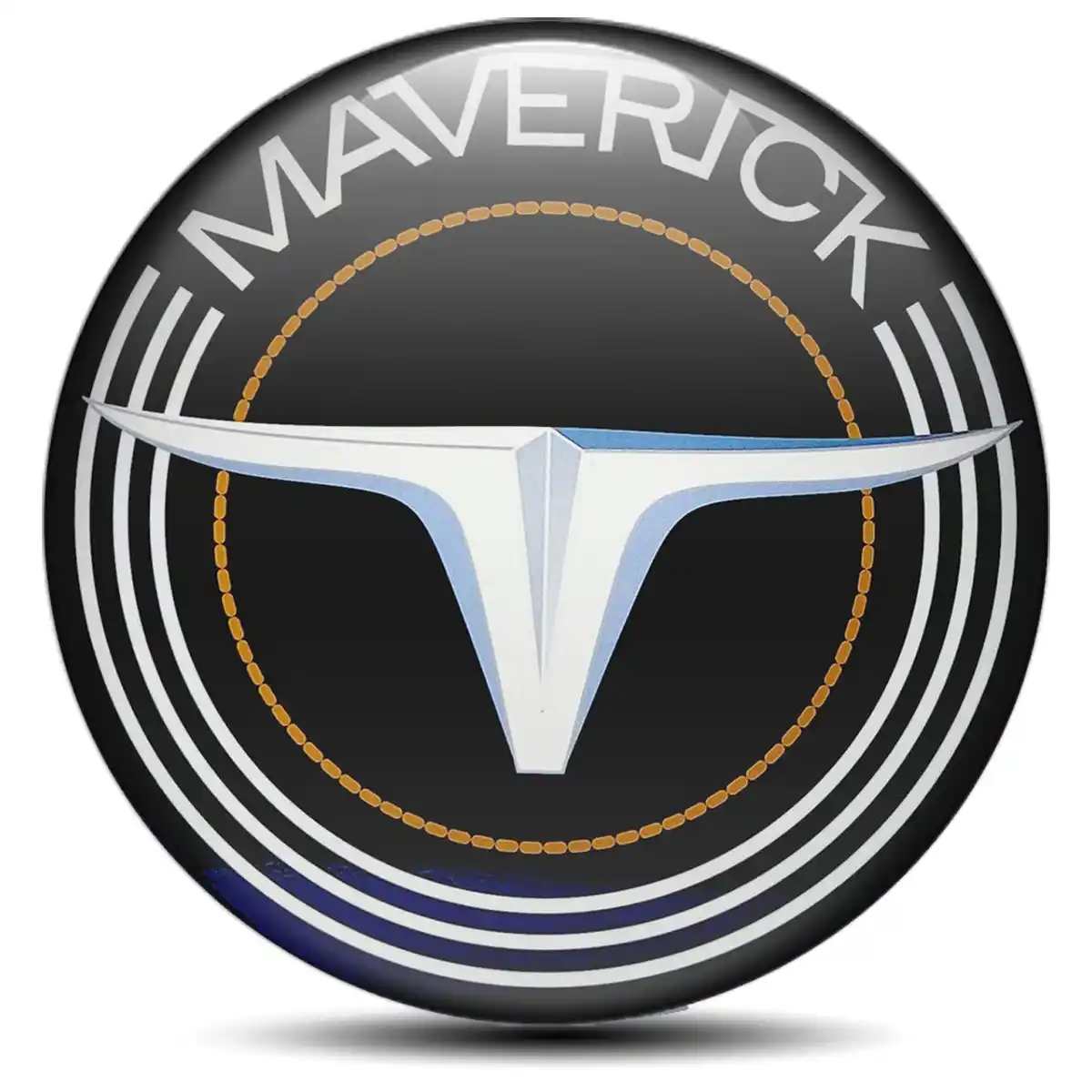Ford Maverick Domed Emblem Self-Adhesive Stylish Design
