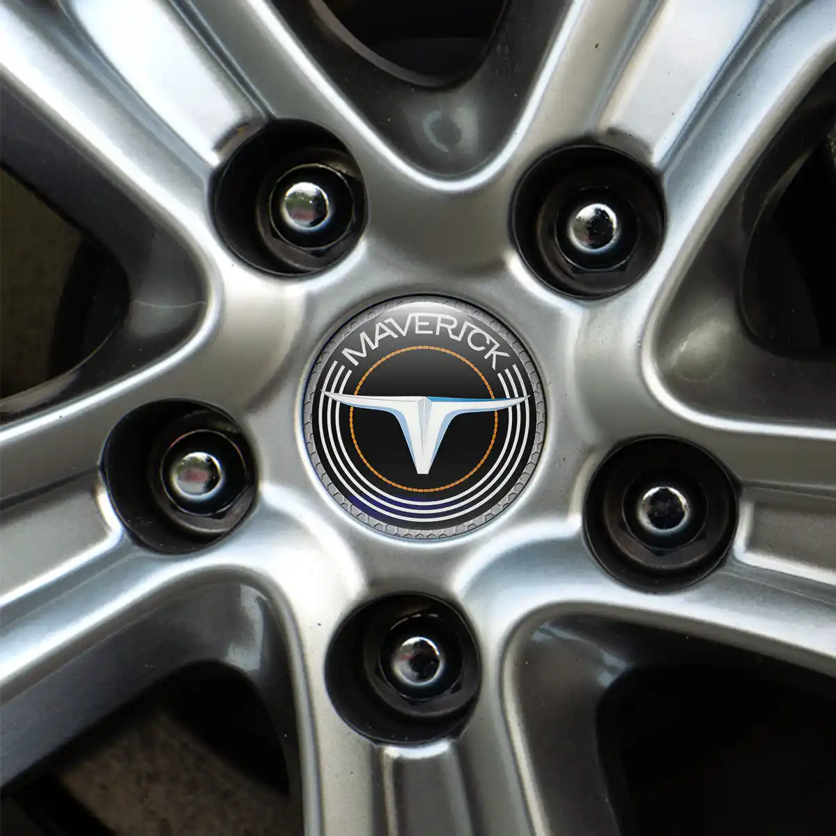 Ford Maverick Emblem Center Hub Cap Self-Adhesive Stylish Design