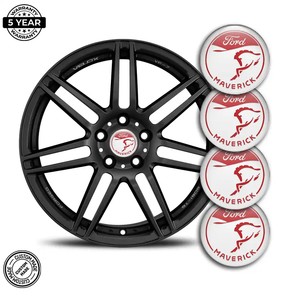 Ford Maverick Epoxy Sticker Stylish Design