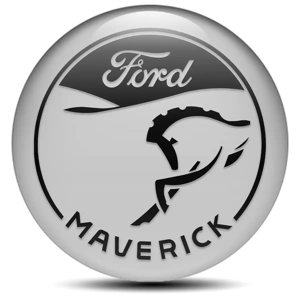 Ford Maverick Logo Silicone Badge Stylish Design