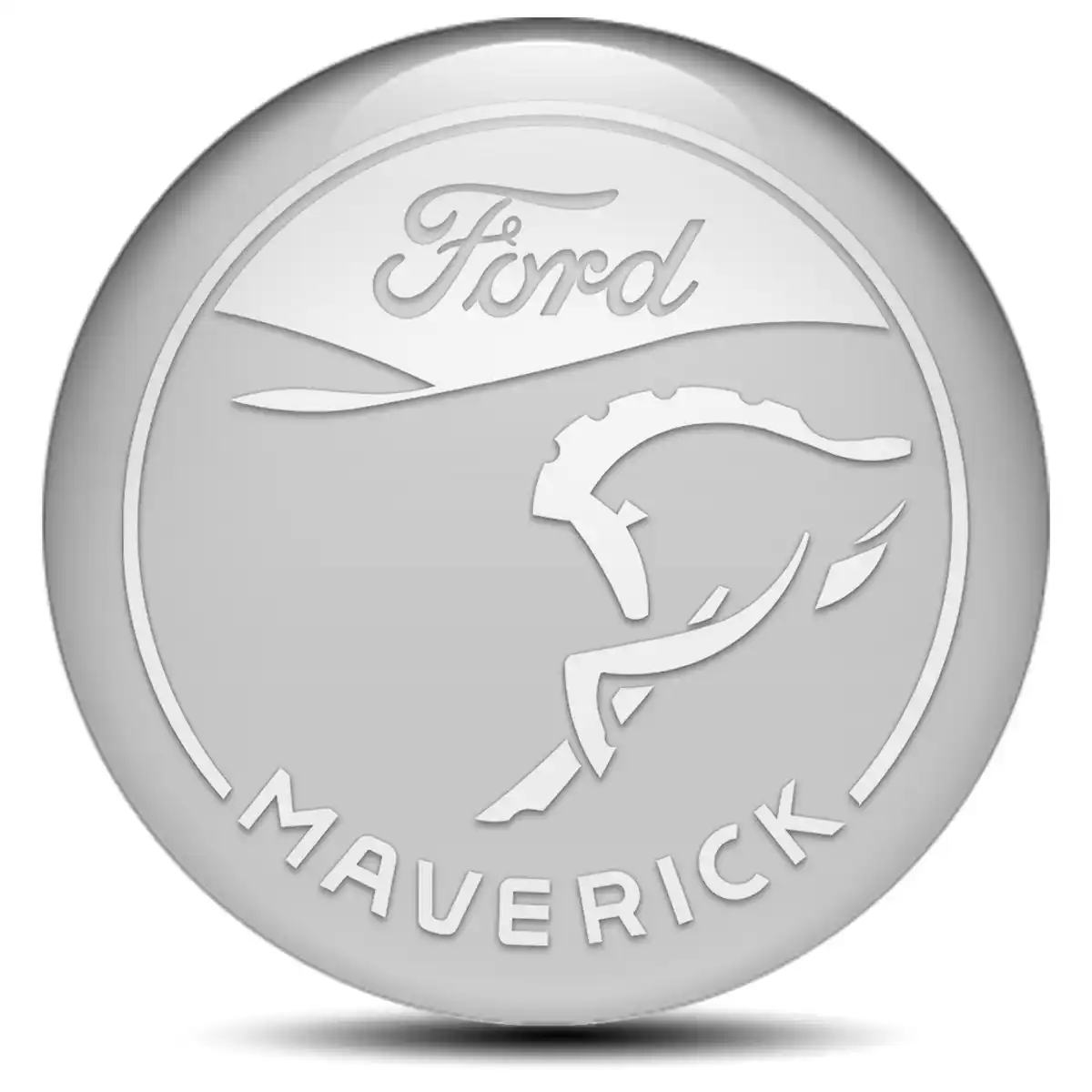 Ford Maverick Logo Silicone Emblem Stylish Design