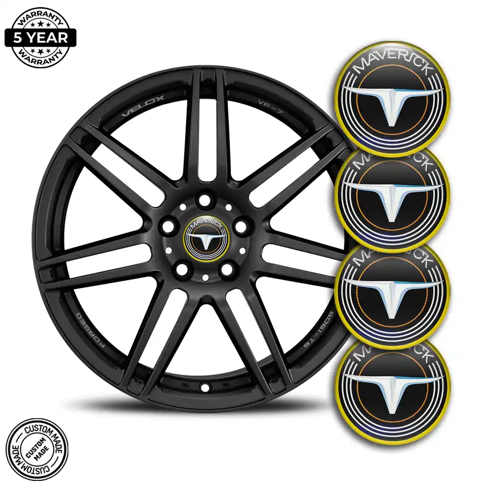 Ford Maverick Logo Silicone Sticker Self-Adhesive Stylish Design
