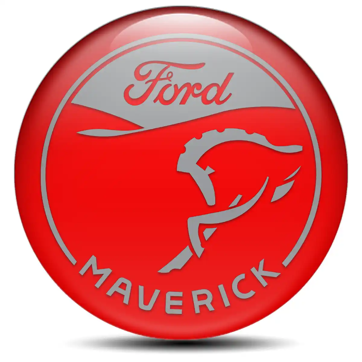 Ford Maverick Silicone Sticker Self-Adhesive Stylish Design