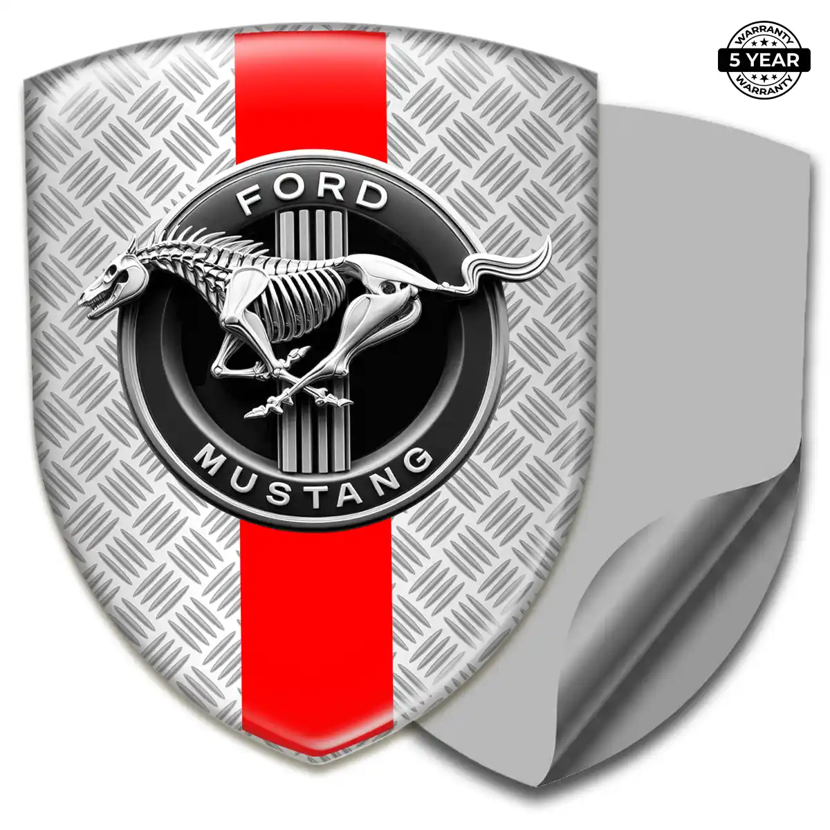 Ford Mustang 3D Badge Sticker Elite Finish