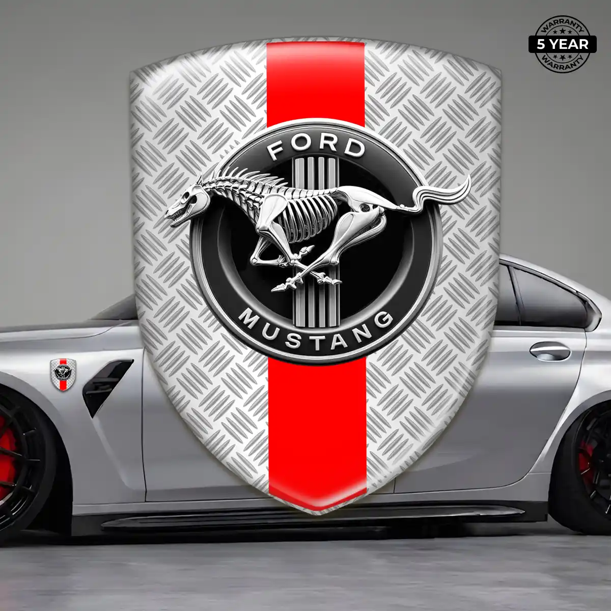 Ford Mustang 3D Badge Sticker Elite Finish
