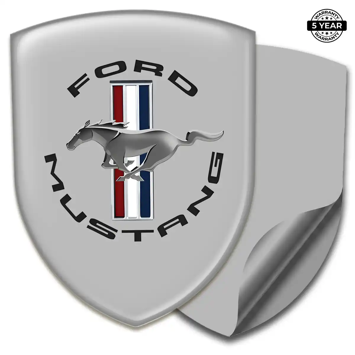 Ford Mustang 3D Resin Sticker Elite Finish