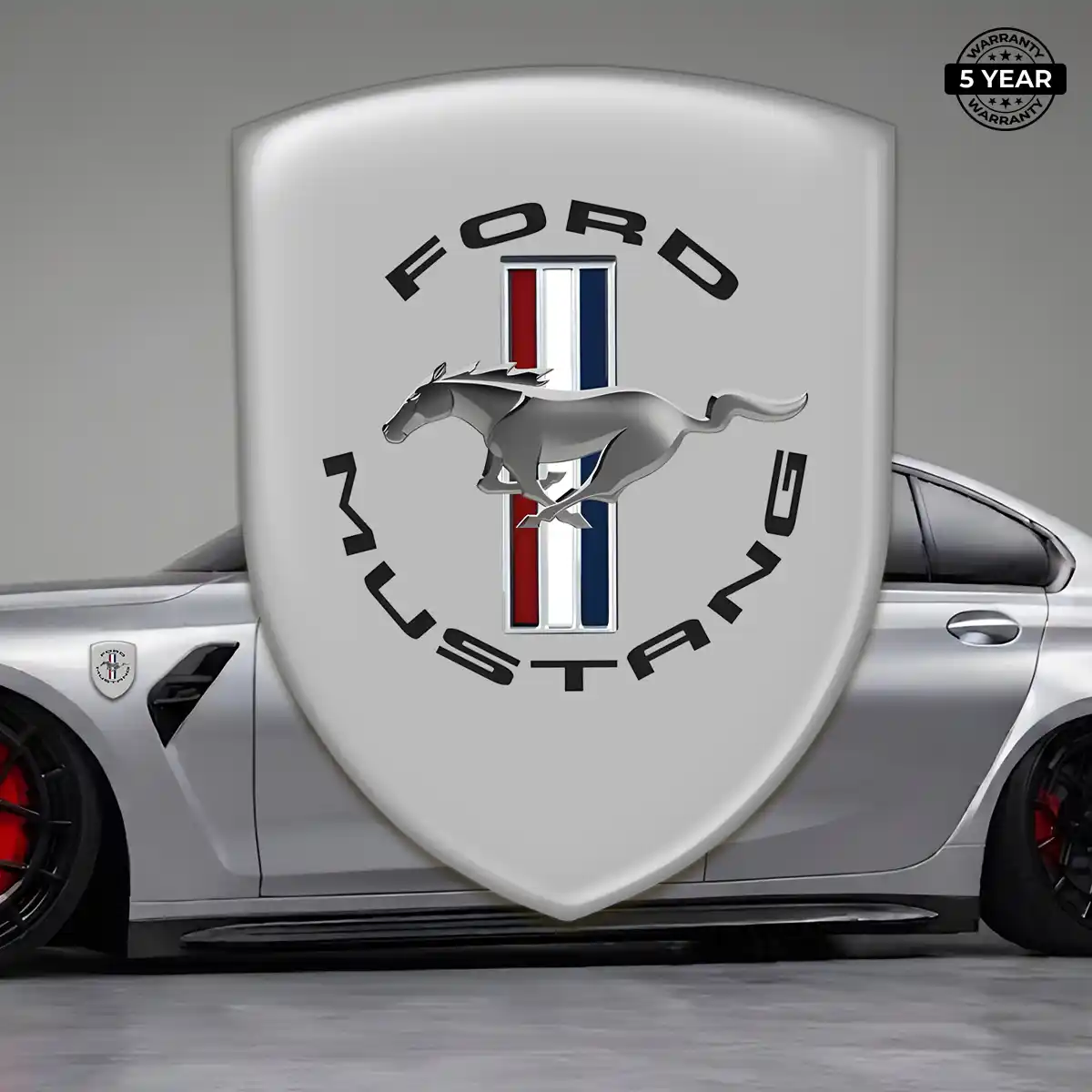 Ford Mustang 3D Resin Sticker Elite Finish