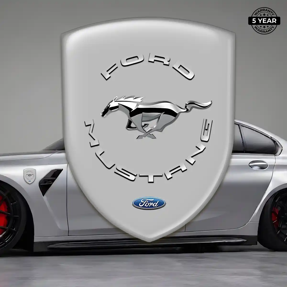 Ford Mustang Automotive Emblem Sticker Elite Finish