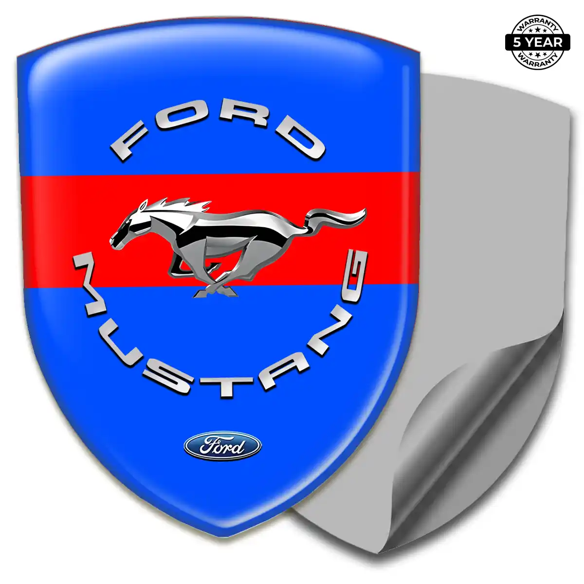 Ford Mustang Automotive Resin Decal Elite Finish