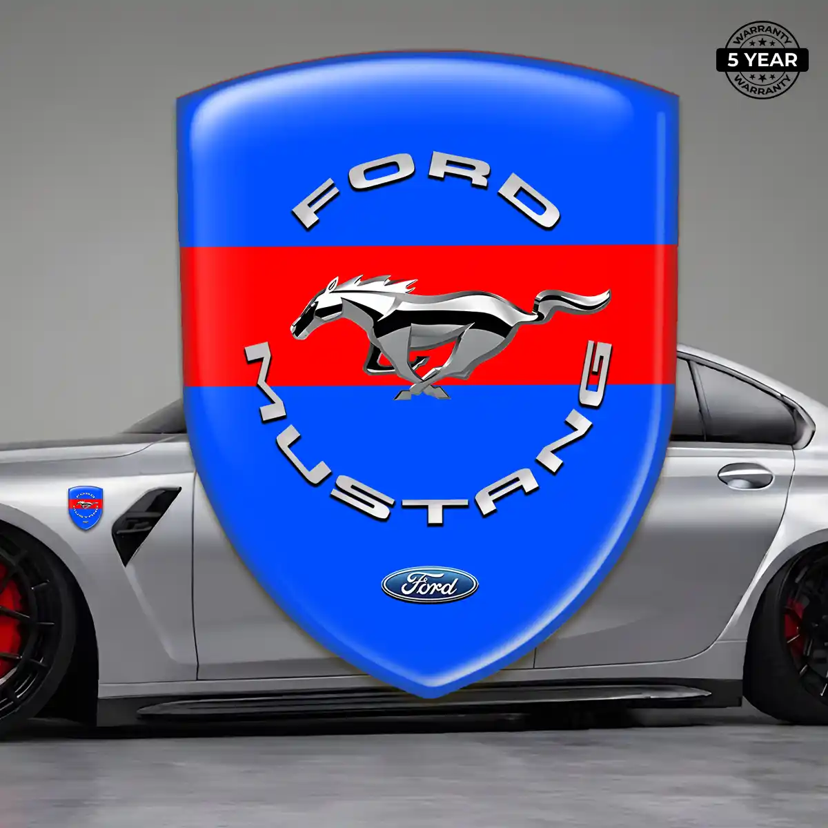 Ford Mustang Automotive Resin Decal Elite Finish