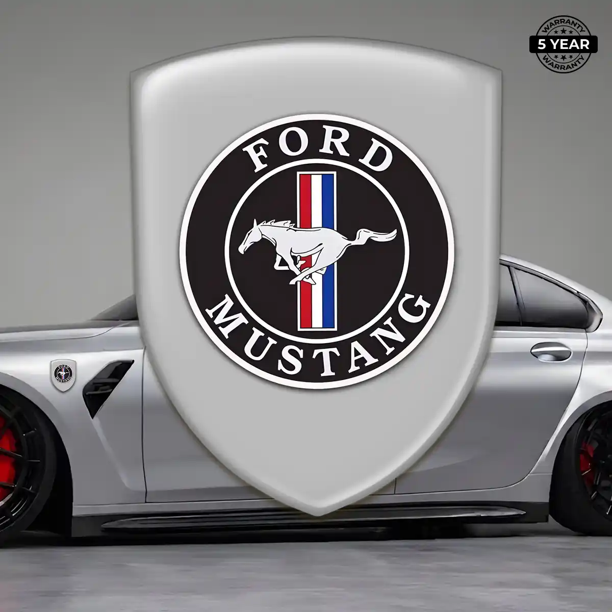 Ford Mustang Automotive Resin Decal Refined Design