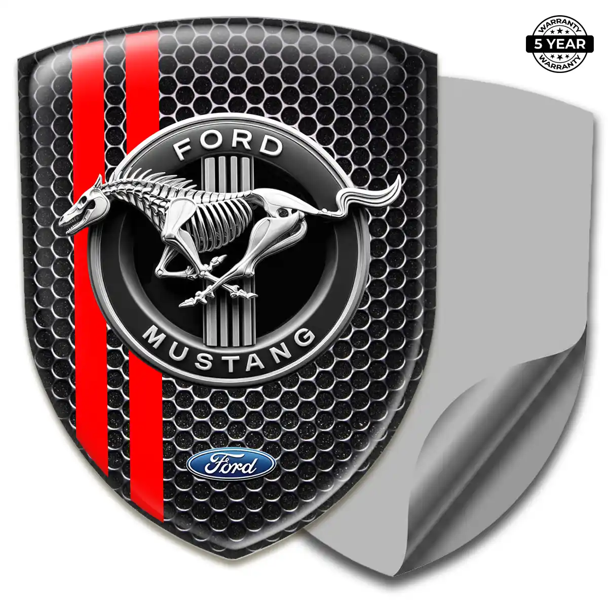 Ford Mustang Badge Refined Design