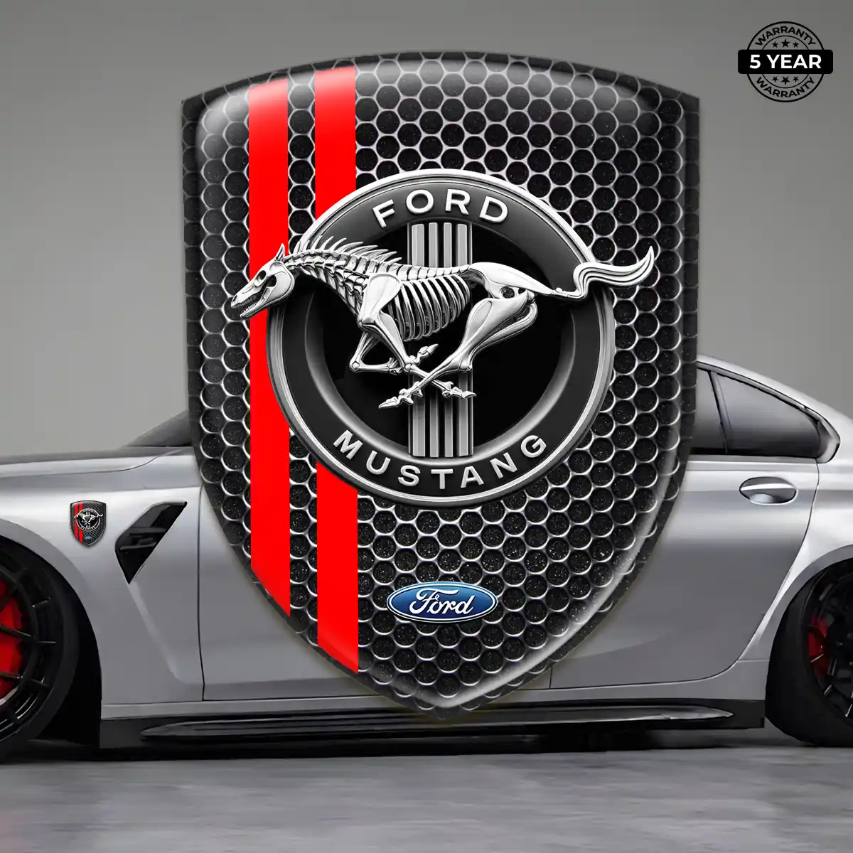 Ford Mustang Badge Refined Design