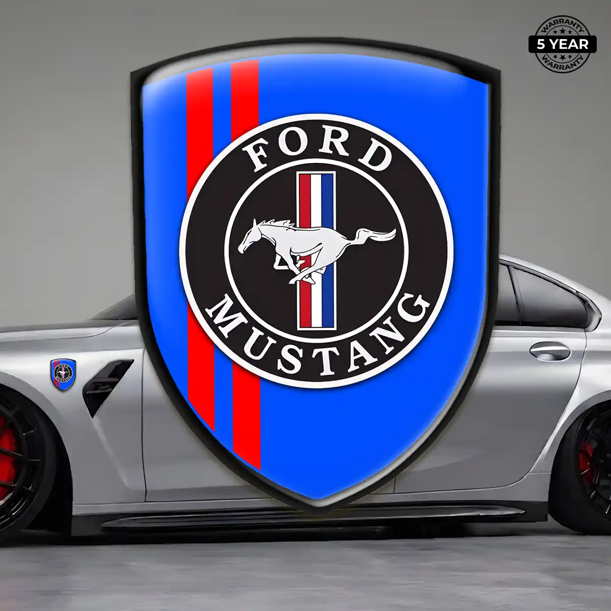 Ford Mustang Badge Sleek Style