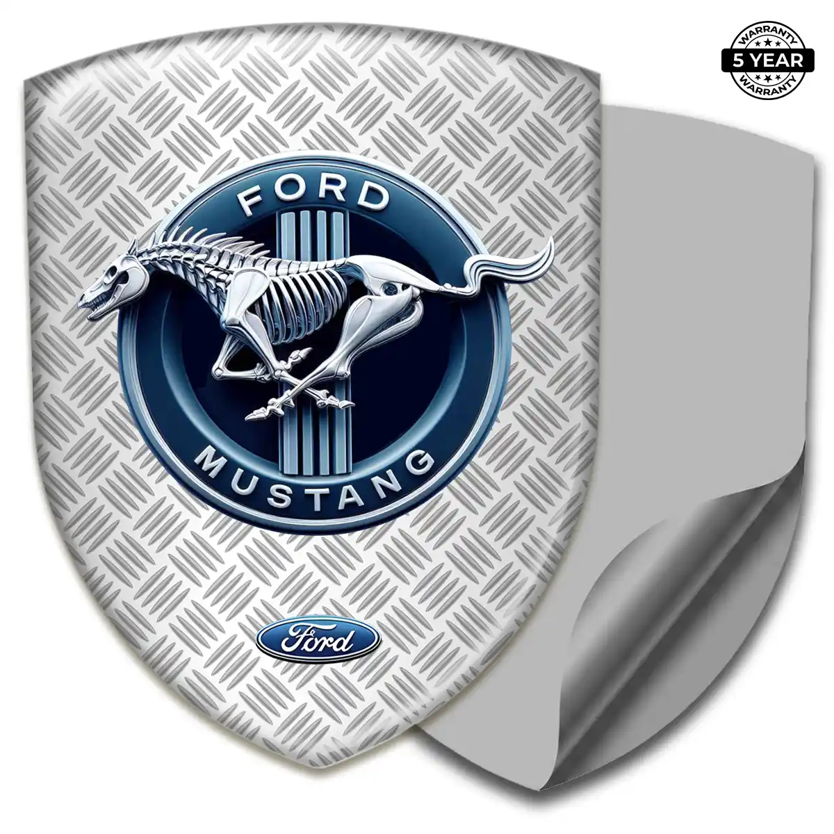 Ford Mustang Car Emblem Sticker Elite Finish