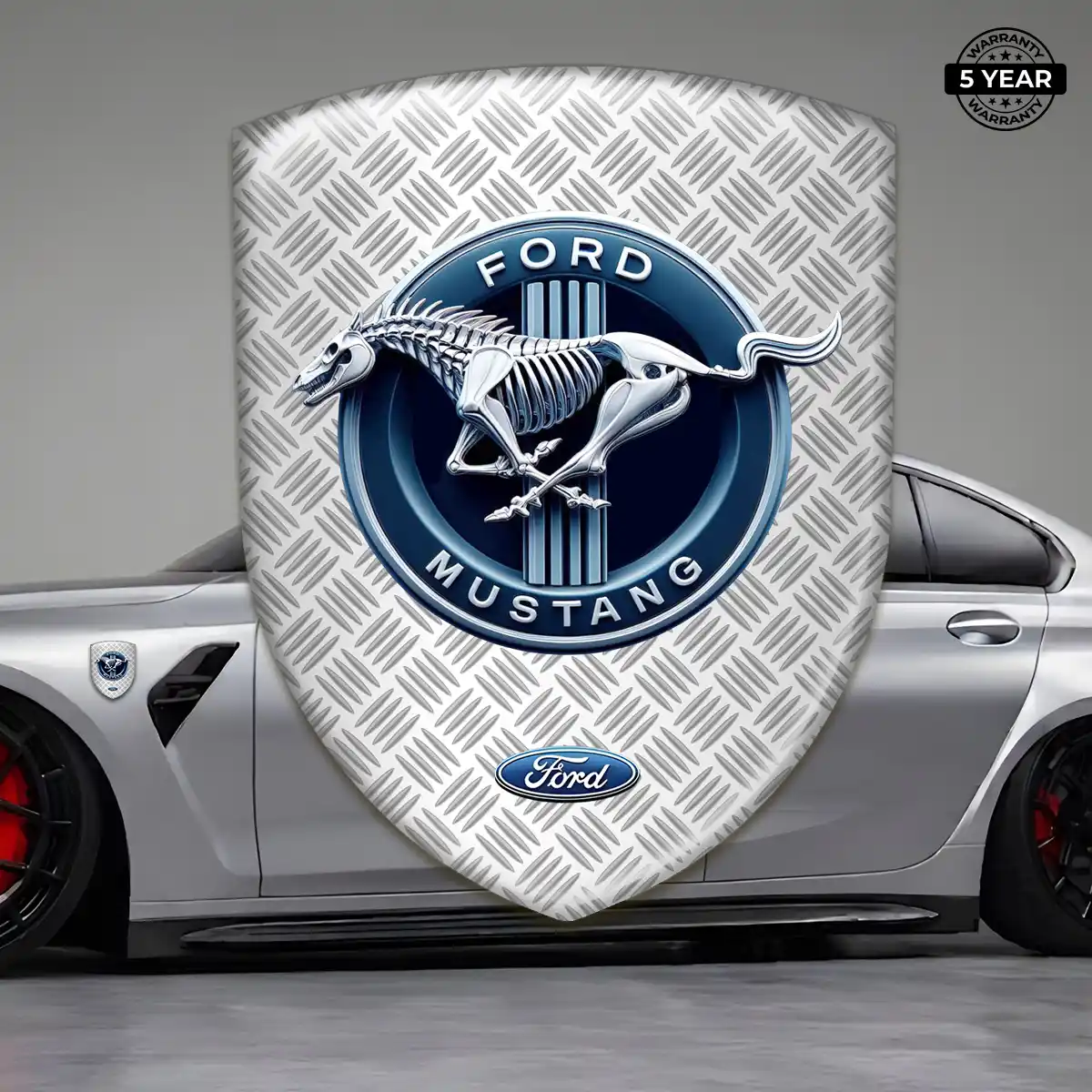 Ford Mustang Car Emblem Sticker Elite Finish