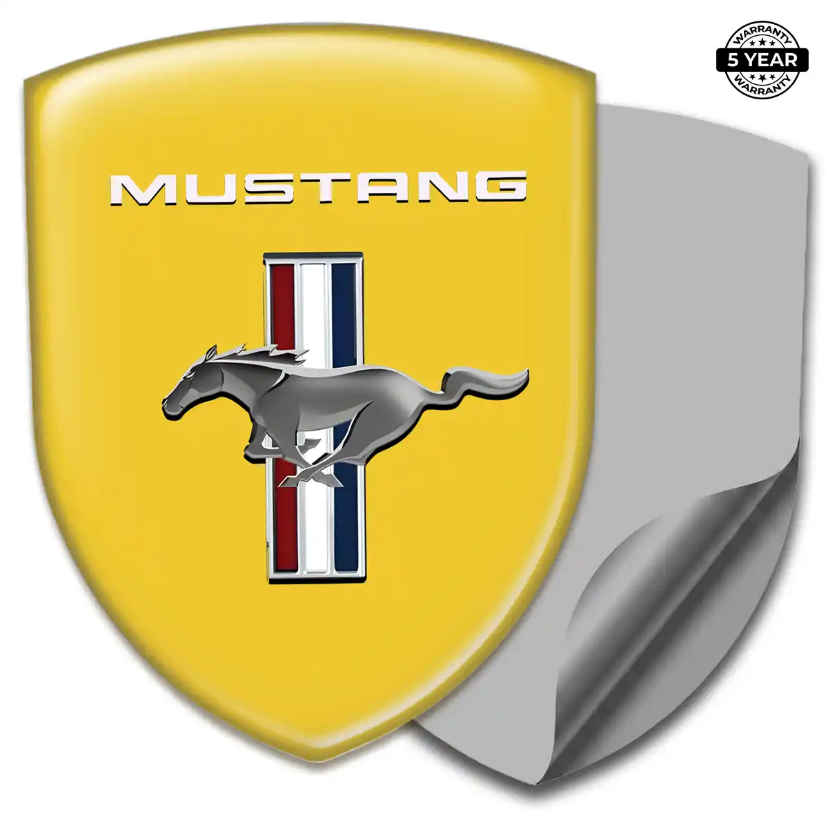 Ford Mustang Car Logo Decal Elite Finish