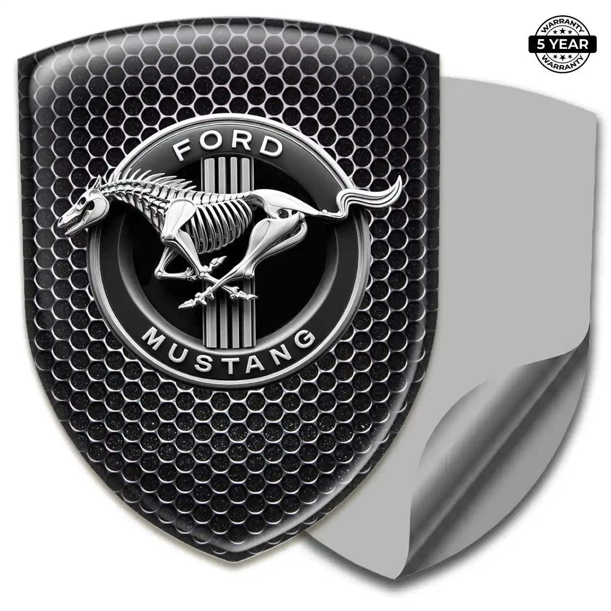 Ford Mustang Car Logo Decal Refined Design