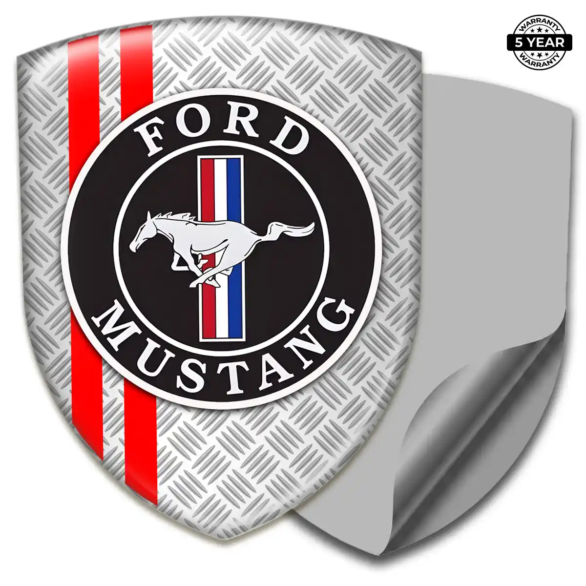 Ford Mustang Crest Emblem Sleek Style