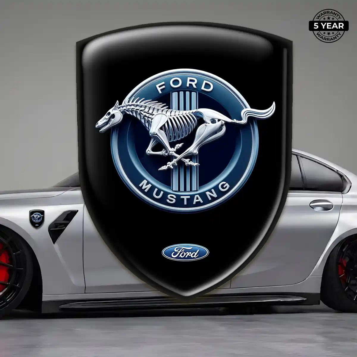 Ford Mustang Crest Logo Emblem Elite Finish