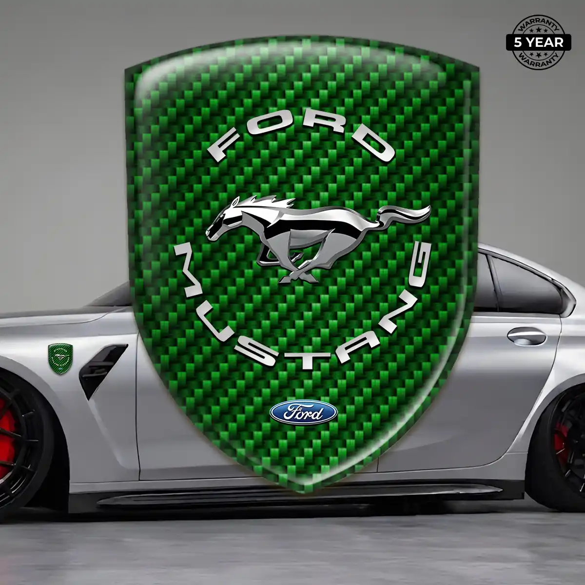 Ford Mustang Domed Badge Elite Finish