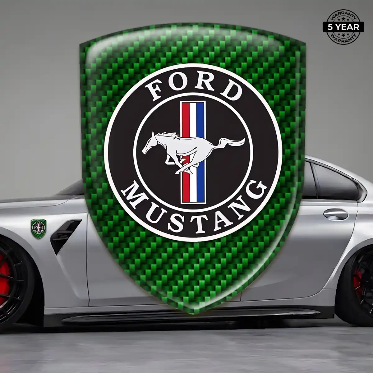 Ford Mustang Domed Decal Elite Finish
